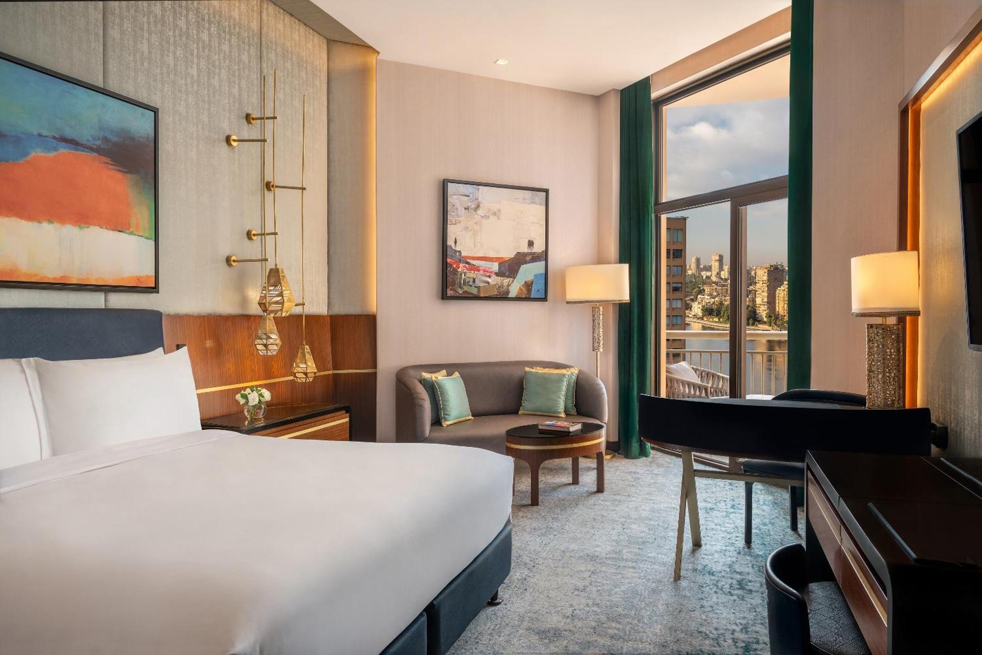 מלון Sofitel Cairo Downtown Nile מראה חיצוני תמונה A room at the hotel